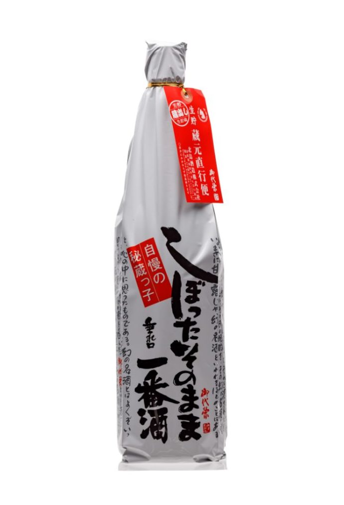 滋賀県湖南市にある北島酒造の一番人気「御代栄 しぼったそのまま一番酒」