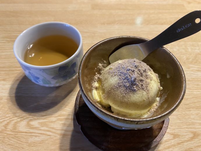 雪だるまカフェのアイスクリーム