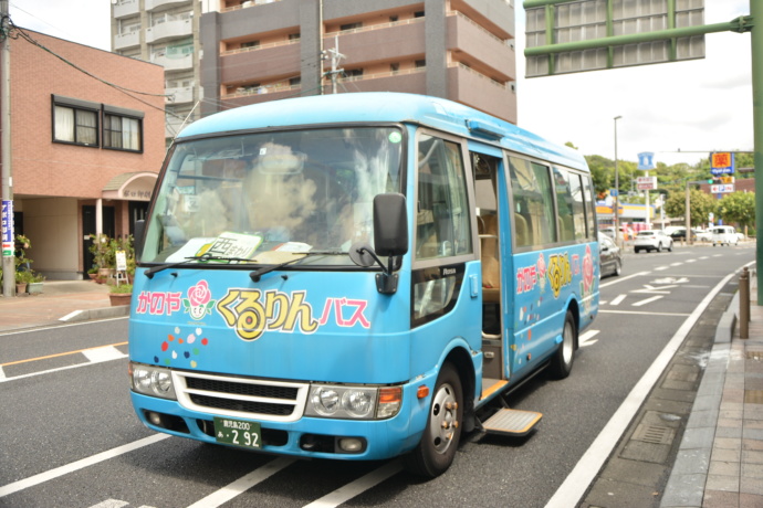 鹿屋市を巡回するくるりんバス