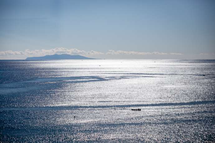 葉山ホテル音羽ノ森別邸から見える海