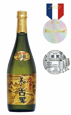 酒造を代表する銘柄「美しき古里 30度 720ml」