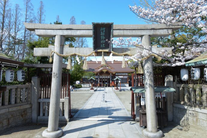 阿部野神社の南鳥居