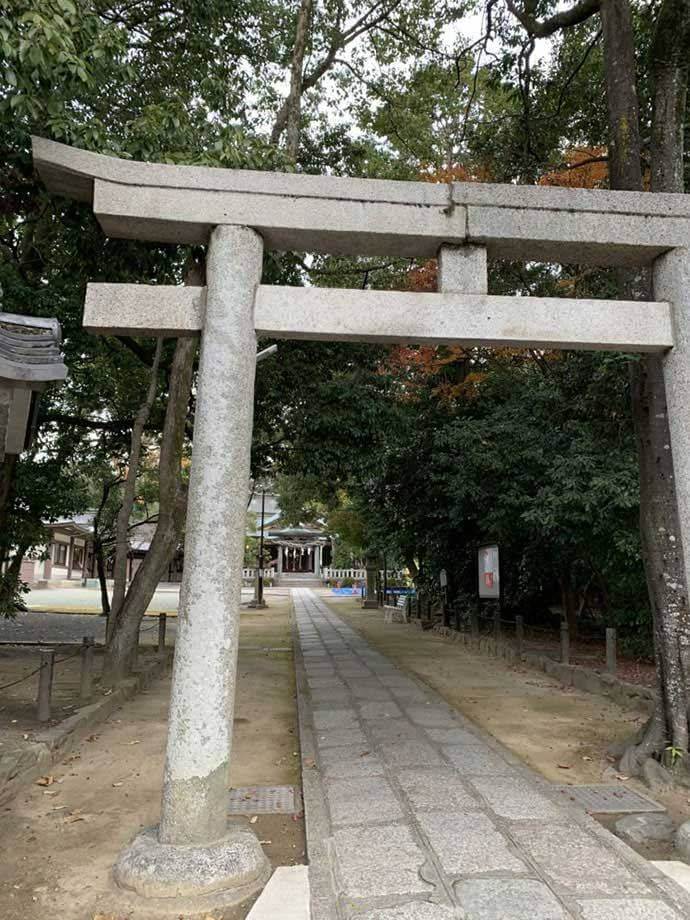 阿比太神社の鳥居