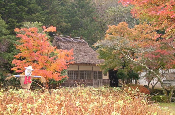 相生市の「羅漢の里」の水車小屋