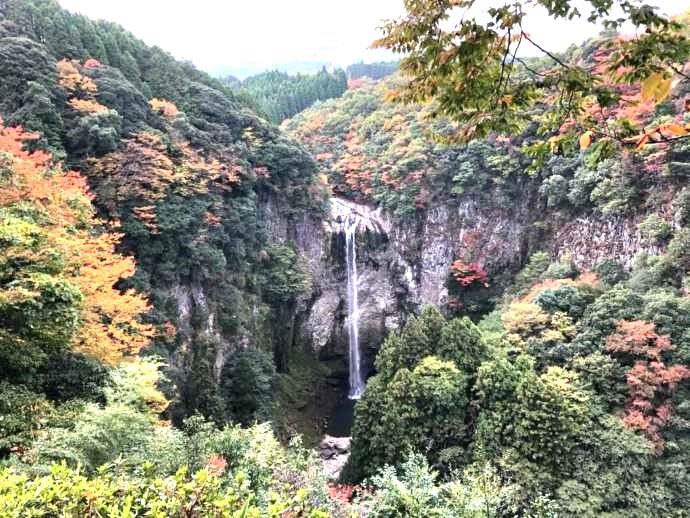 安心院町の映えスポット「福貴野の滝展望台からの眺め」