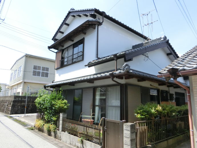 お試し滞在住宅の外観