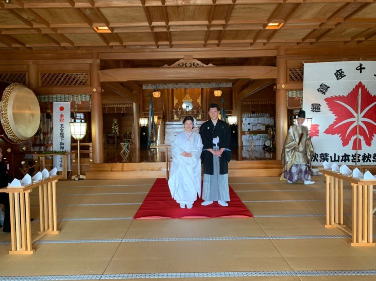 秋葉山本宮秋葉神社では雨天でも挙式はできますか