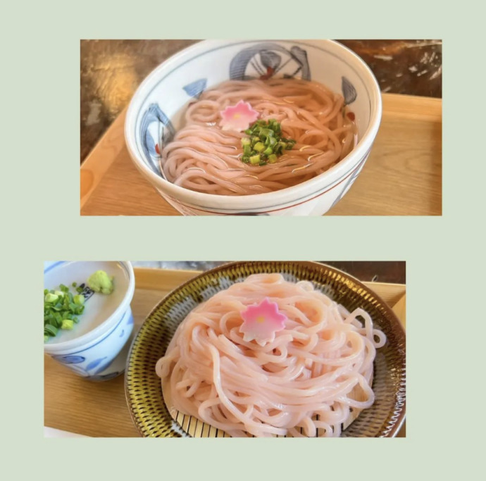 黒門茶屋の桜うどん