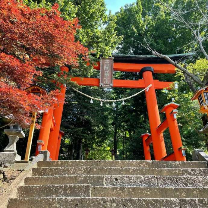 新倉富士浅間神社の大鳥居