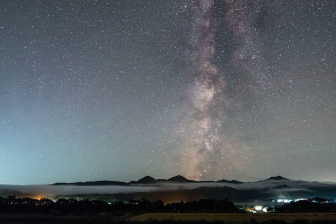 厚沢部町から見た星空