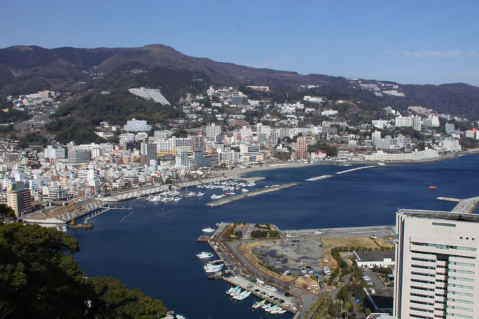 熱海市の全景