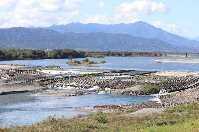 阿波市の柿原堰