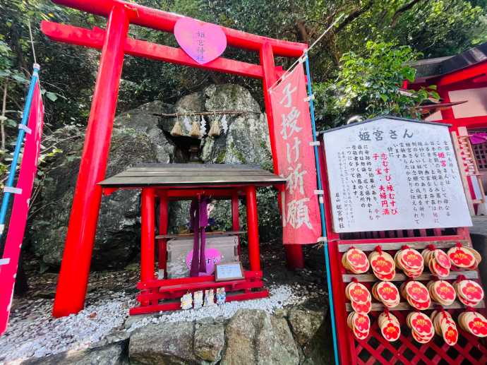 徳島眉山天神社内にある姫宮神社