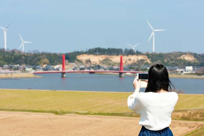 あわら市にある北潟湖畔公園