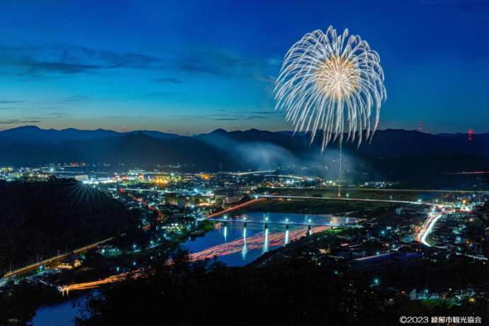 綾部市の水無月花火大会