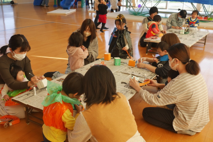 安曇野市の児童館でのイベントその1