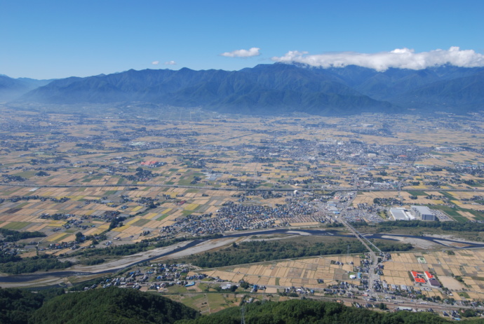 安曇野市内の空撮写真その2