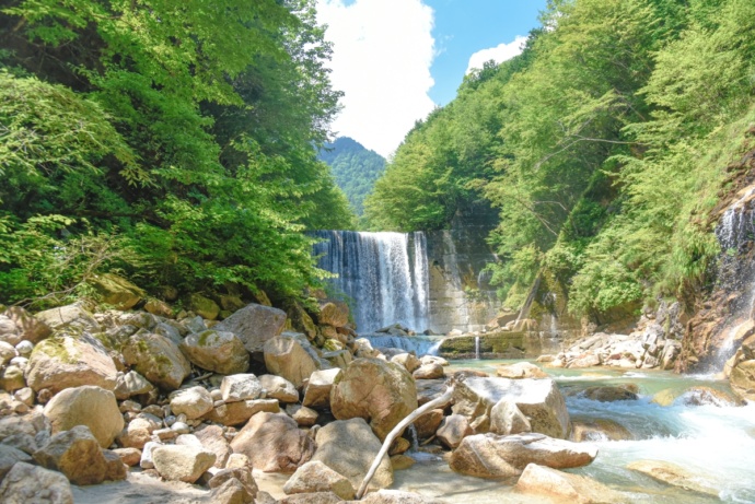 安曇野市の自然風景