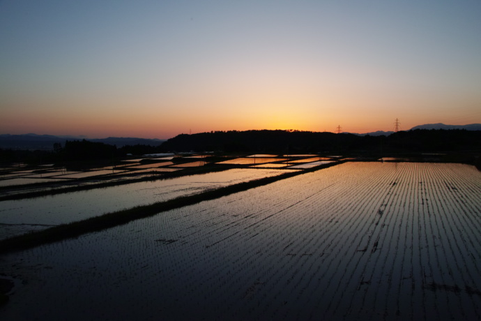 磐梯町の西側：農村地域