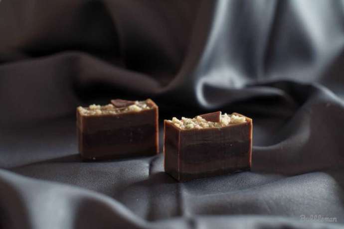 無添加石鹸作り体験で作った冬のチョコレート石鹸