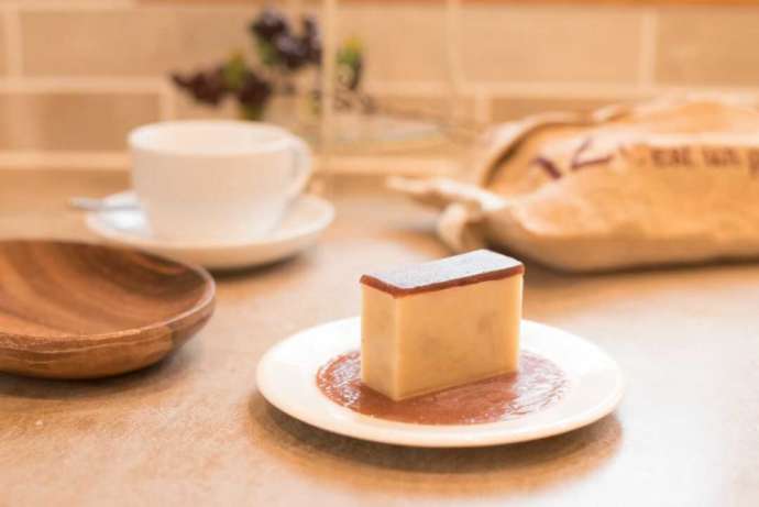 無添加石鹸作り体験で作った卵プリン石鹸