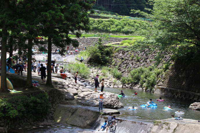 豊前市の「求菩提河川プール」