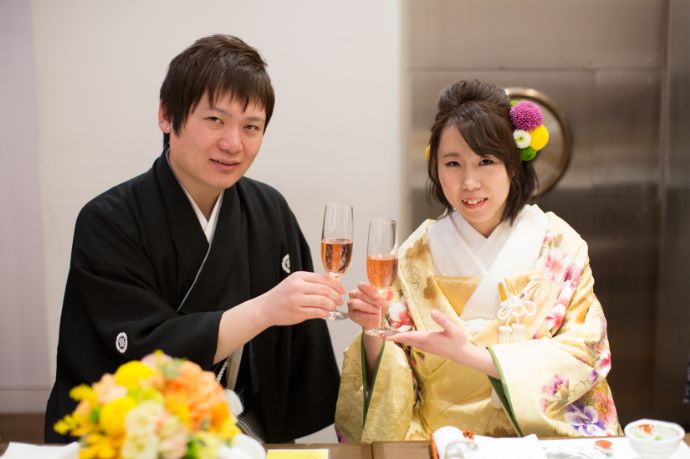 神奈川県横浜市で結婚式をプロデュースしているチアーズブライダルでの挙式の様子