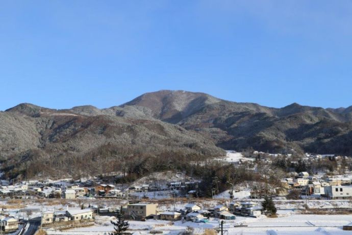 北筑村の雪景色