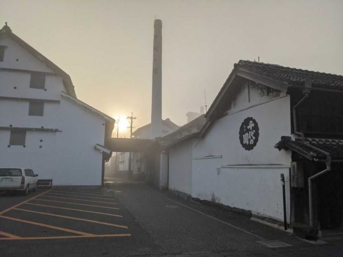 千代の園酒造の建物外観