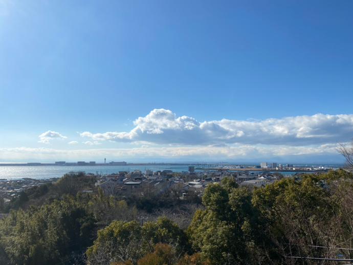 常滑市で見られる自然の風景