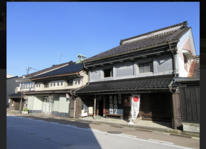 高岡大法寺周辺の街並み