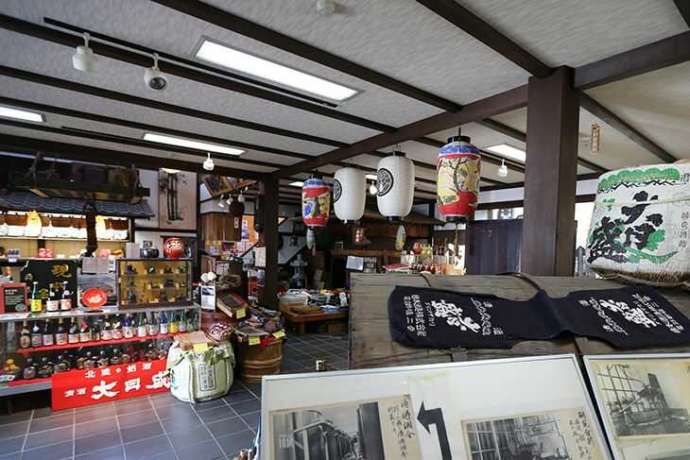 大日盛酒蔵資料館の館内写真