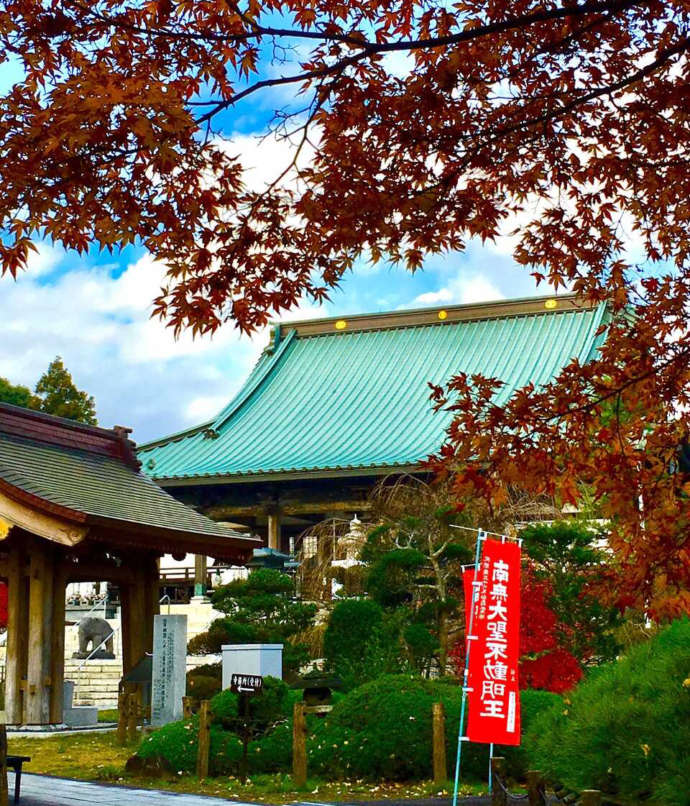 大聖寺の紅葉と本堂