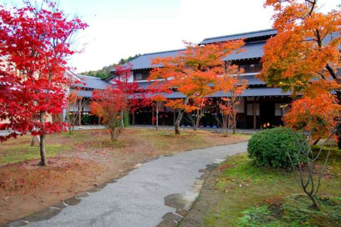 新潟県長岡市にある江口だんご本店の外観