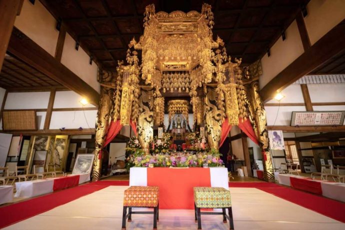 仏前結婚式ができる曹洞宗 永松山 龍泉寺の本尊