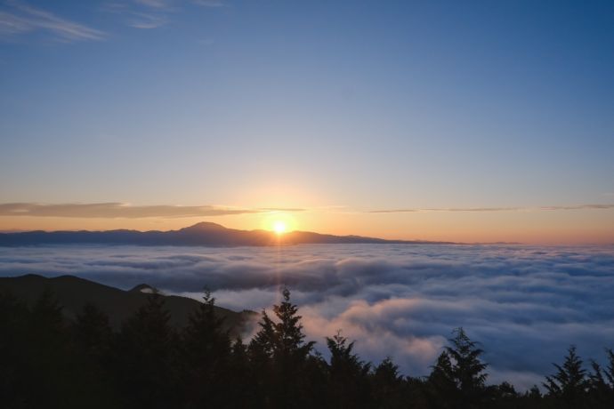 笠置山からみる日の出