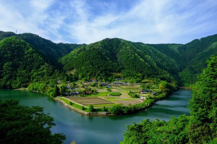 串原の閑羅瀬地区の風景