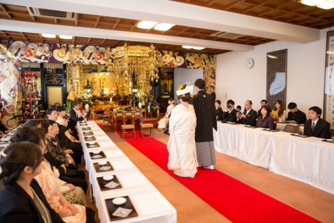 圓應寺の仏前結婚式について