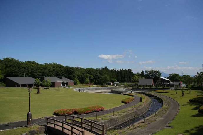 福島県福島市にある四季の里の全景