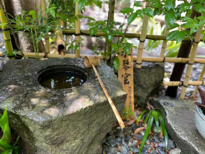 普賢寺の水琴窟