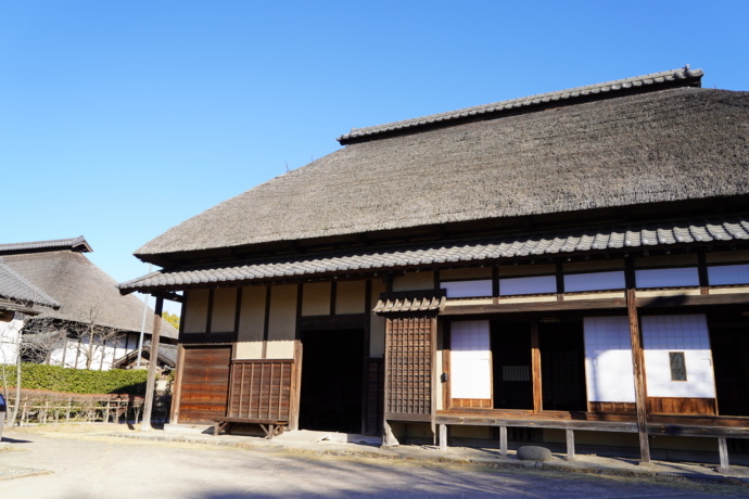 難波田城公園にある古民家