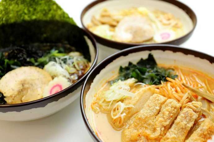 ケルンで提供しているラーメン3種