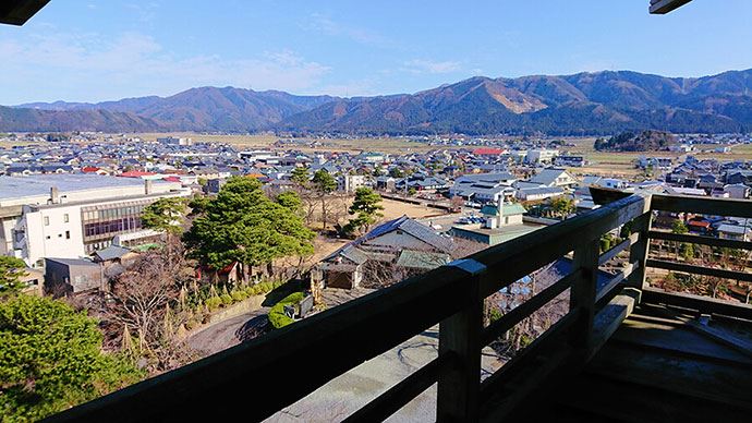 丸岡城からの景色