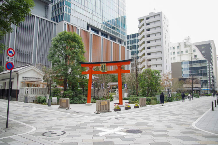 日本橋にある縁結びの福徳神社