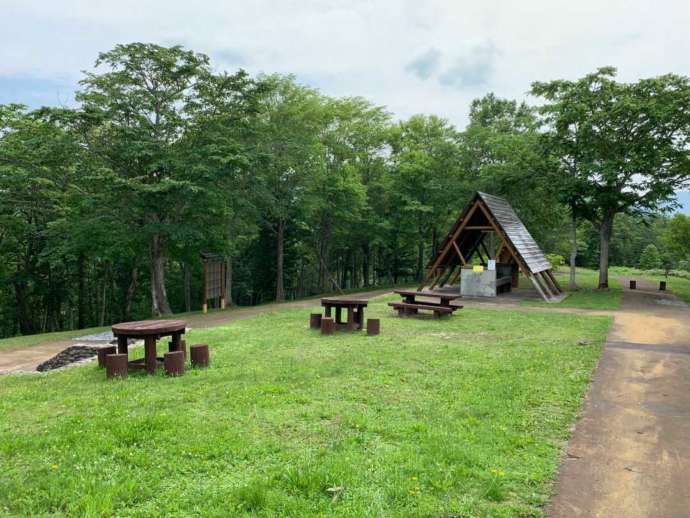 ふれあいの森キャンプ場遠景