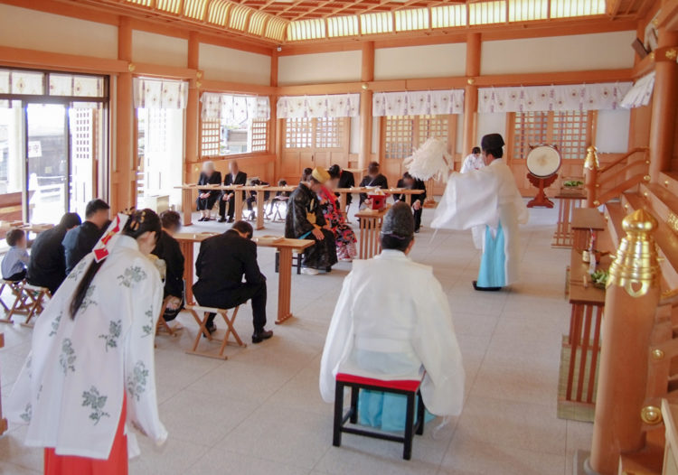 普天満宮における神前結婚式の流れについて