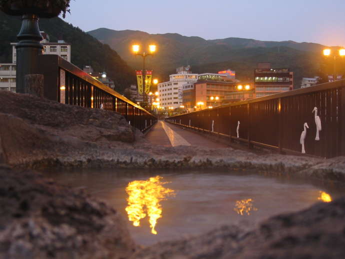 下呂温泉街の夜景