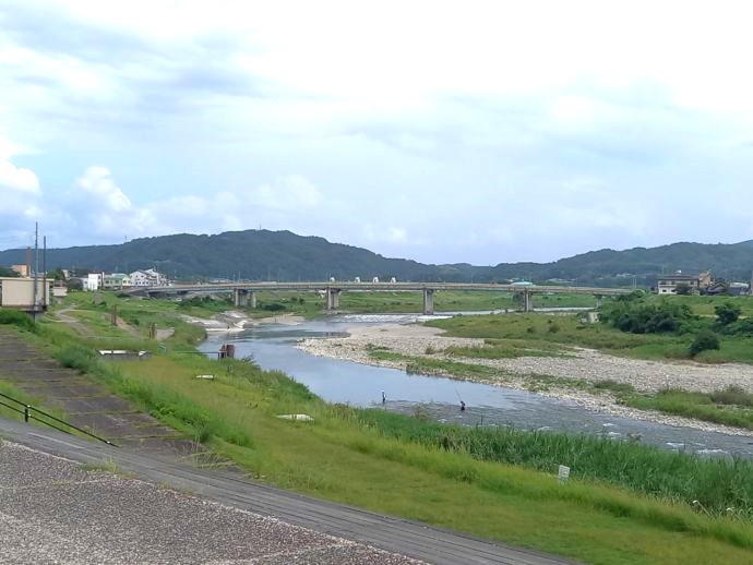 五條新町の吉野川河川敷