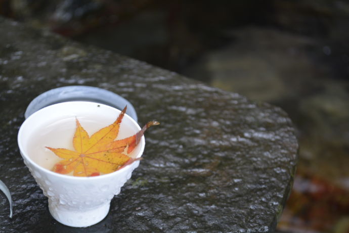 妙見神社の湧き水