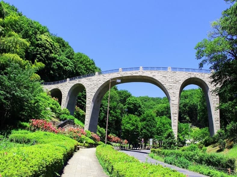 神奈川県厚木市にある広沢寺温泉 玉翠楼周辺にある七沢森林公園